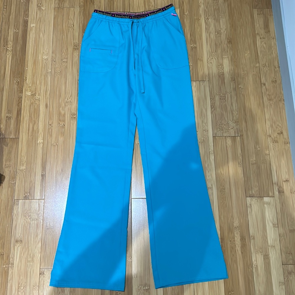 Heartsoul Teal Scrub Pants, Extra Small